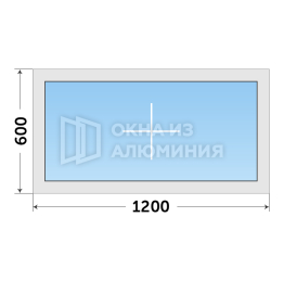 Остекление из алюминиевого профиля AL-297