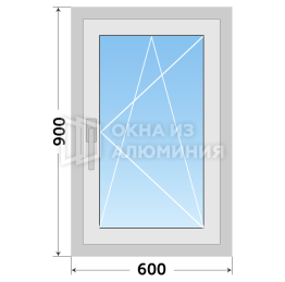 Окно из алюминия AL-250
